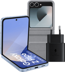 Samsung Galaxy Z Flip 6 512GB Blauw 5G + Accessoirepakket
