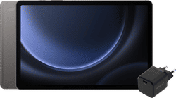 Samsung Galaxy Tab S9 FE 256GB Wifi en 5G Grijs + BlueBuilt Oplader