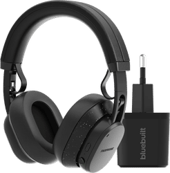 Fairbuds XL Zwart + BlueBuilt Quick Charge Oplader met Usb A