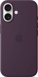 Apple iPhone 16 Back Cover met MagSafe Pruimenpaars