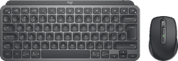 Logitech MX Keys Mini Draadloos Qwerty Grafiet + Logitech MX Anywhere 3S Compact Zwart