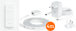 Philips Hue Lightstrip Plus White & Color 4m basisset + Draadloze dimmer