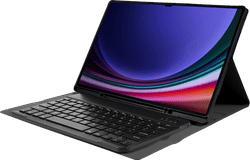 Just in Case Premium Samsung Galaxy Tab S10 Ultra / S9 Ultra Toetsenbord Hoes QWERTY Zwart