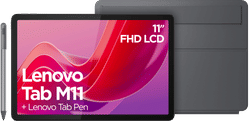 Lenovo Tab M11 11 inch 128GB Wifi Grijs + Book Case Grijs