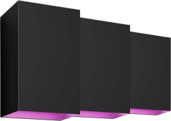 Philips Hue Resonate muurlamp White and Color zwart 3-pack
