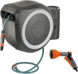 Gardena Wandslangenbox 25 RollUp M/L Wit + Broes