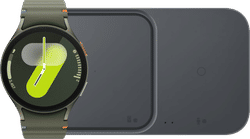 Samsung Galaxy Watch 7 4G Groen 44mm + Duo Draadloze Oplader