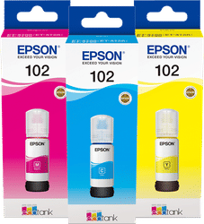 Epson 102 Inktflesjes 3-Color Combo Pack