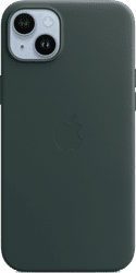 Apple iPhone 14 Plus Back Cover met MagSafe Leer Bosgroen