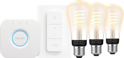 Philips Hue Filament White Ambiance Edison 3-Pack Startpakket