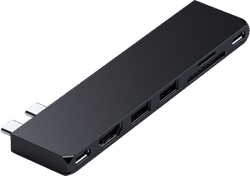 Satechi USB-C Pro Hub Slim Adapter - Midnight Black