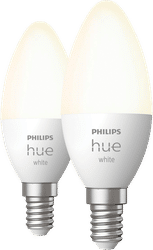 Philips Hue Kaarslamp White E14 Duo pack