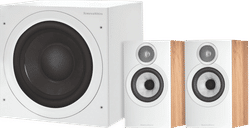 Bowers & Wilkins 607 S3 Bruin (per paar) + ASW608 Wit