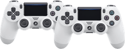 Sony PlayStation 4 Draadloze DualShock V2 4 Controller Wit Duo Pack
