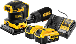 DeWalt DCW200NT-XJ 5,0 Ah Accu (2x) Starterspakket