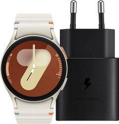 Samsung Galaxy Watch 7 4G Crème 40mm + Oplader 25W