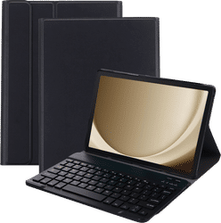 Just in Case Premium Samsung Galaxy Tab A9 Plus Toetsenbord Hoes QWERTY Zwart