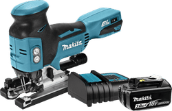 Makita DJV181ZJ + 3,0 Ah accu en lader