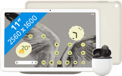Google Pixel Tablet 128GB Wifi Crème + Pixel Tablet Back Cover Crème + Pixel Buds Pro