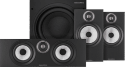 Bowers & Wilkins HTM6 S3 + 606 S3 (per paar) + ASW610 Zwart