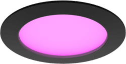 Philips Hue inbouwspot Slim - White and color - 170mm - zwart