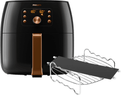Philips Airfryer XXL Smart Sensing Premium HD9867/90 + Kookrek + Panverdeler
