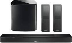 Bose Smart Soundbar 600 + Bose Surround Speakers 700 + Bose Bass Module 700 Zwart