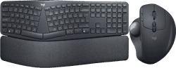 Logitech K860 + Logitech MX Ergo Draadloze Muis