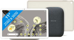 Google Pixel Tablet 256GB Wifi Crème + Pixel Tablet Back Cover Crème + Nest Audio Charcoal
