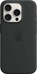 Apple iPhone 15 Pro Back Cover met MagSafe Zwart