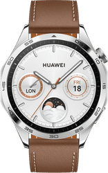 Huawei Watch GT 4 Zilver/Bruin 46mm