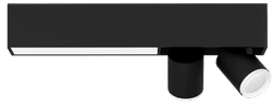 Philips Hue Centris opbouwspot White & Color 2-lichts Zwart - rechthoekig