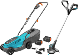Gardena PowerMax 30/18V P4A Set + Gardena SmallCut 23/18V P4A Solo incl. 4,0 Ah Accu (2x)