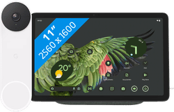 Google Pixel Tablet 256GB Wifi Grijs en Dock met Speaker + Nest Doorbell Battery