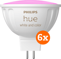 Philips Hue spot White and Color MR16 6-pack