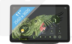 Google Pixel Tablet 128GB Wifi Grijs en Oplaaddock met Speaker + BlueBuilt Screenprotector