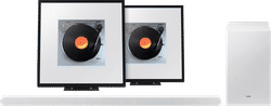 Samsung HW-S701D Wit + Samsung Music Frame HW-LS60D (2-pack)