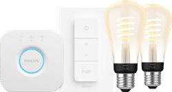 Philips Hue Filament White Ambiance Edison 2-Pack Startpakke