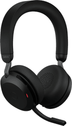 Jabra Evolve2 75 USB A Draadloze Office Headset Zwart