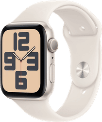 Apple Watch SE 2024 44mm Starlight Sportband M/L