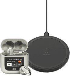 JBL Tour Pro 2 Champagne + draadloze oplader