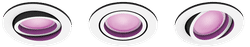 Philips Hue Centura inbouwspot White and Color rond Wit 3-pack
