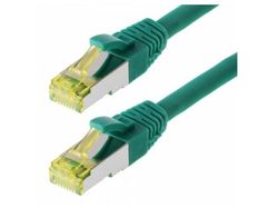 Helos Cat 6a S/FTP 1 m, 1 m, Cat6a, S/FTP (S-STP), RJ-45, RJ-45, Grønn