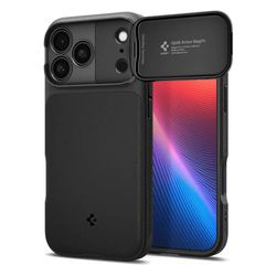 Spigen Optik Armor (MagFit) deksel til iPhone 17 Pro Max, svart