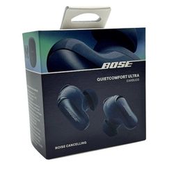 Bose QuietComfort Ultra - True wireless-hodetelefoner med mikrofon - i øret - Bluetooth - aktiv støydemping - måneblå