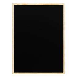 Kridttavle 80x60 cm sort med træramme