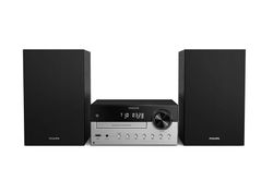 Philips TAM4205M2/12, Kodin mikroaudiojärjestelmä, musta, Hopea, Kelkka, 80 W, 2-suuntainen, 4 O