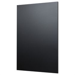 Magnetisk Kridttavle i stål 60 x 90 cm. Sort