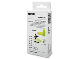 Uvex 2112133, Gjenbrukbar øreplugg, In-ear, Grønn, Trådløs, 37 dB, 15 stykker