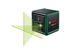 Bosch Quigo Green II krysslinjelaser 12 m 0,6 mm/m, grønn + MM2-holder